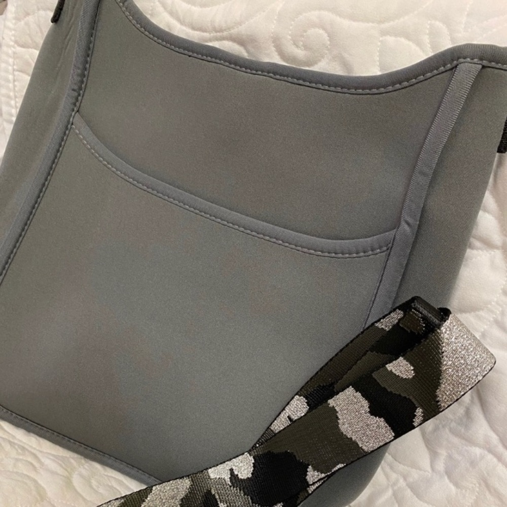 Neoprene messenger crossbody